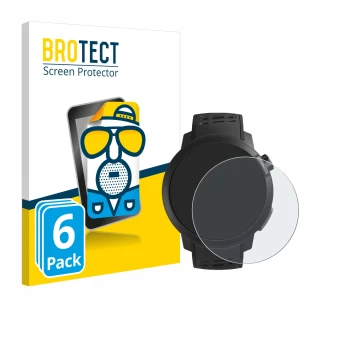 Face avant d’un emballage produit avec le logo de la marque BROTECT. À côté, l’appareil Coros Pace Pro est représenté avec la 