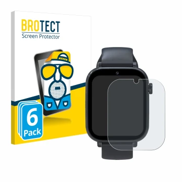 Face avant d’un emballage produit avec le logo de la marque BROTECT. À côté, l’appareil Forever Kids Smartwatch est représenté