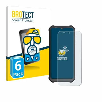 Face avant d’un emballage produit avec le logo de la marque BROTECT. À côté, l’appareil Sonim XP400 est représenté avec la pro