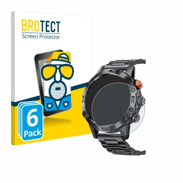 Face avant d’un emballage produit avec le logo de la marque BROTECT. À côté, l’appareil DekeFit MT43PRO 1.53