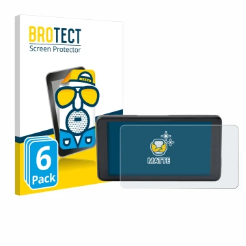 Face avant d’un emballage produit avec le logo de la marque BROTECT. À côté, l’appareil BMW ConnectedRide Navigator Full Cover