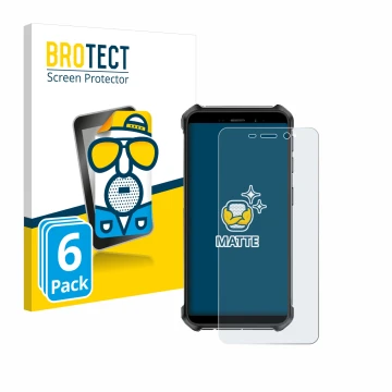 Face avant d’un emballage produit avec le logo de la marque BROTECT. À côté, l’appareil Ulefone Armor X12 est représenté avec 