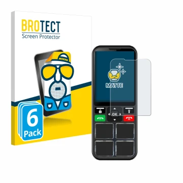 Face avant d’un emballage produit avec le logo de la marque BROTECT. À côté, l’appareil Geemarc CL8000 est représenté avec la 