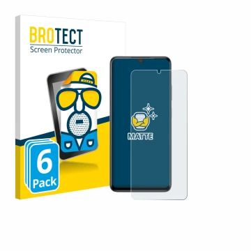 Face avant d’un emballage produit avec le logo de la marque BROTECT. À côté, l’appareil ZTE Blade V70 Max est représenté avec 