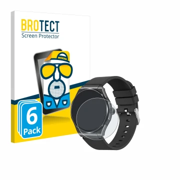 Face avant d’un emballage produit avec le logo de la marque BROTECT. À côté, l’appareil Knauermann Pro 3 2024 (rond) est repré