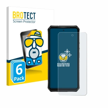 Face avant d’un emballage produit avec le logo de la marque BROTECT. À côté, l’appareil Ulefone Armor 28 Ultra Thermal est rep