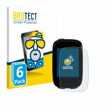 Face avant d’un emballage produit avec le logo de la marque BROTECT. À côté, l’appareil Decathlon Van Rysel GPS 500 est représ