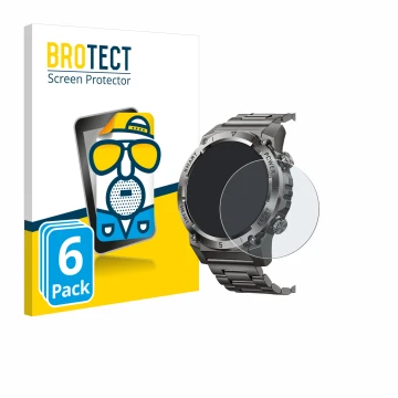 Face avant d’un emballage produit avec le logo de la marque BROTECT. À côté, l’appareil Naixues 55G 1.46
