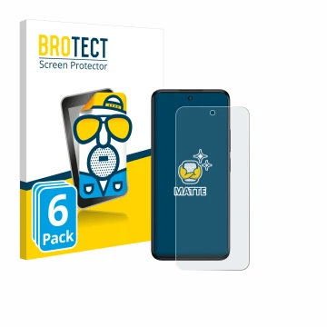 Face avant d’un emballage produit avec le logo de la marque BROTECT. À côté, l’appareil TCL 60R 5G est représenté avec la prot