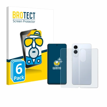 Face avant d’un emballage produit avec le logo de la marque BROTECT. À côté, l’appareil Samsung Galaxy S25 Edge (Avant+Arrière