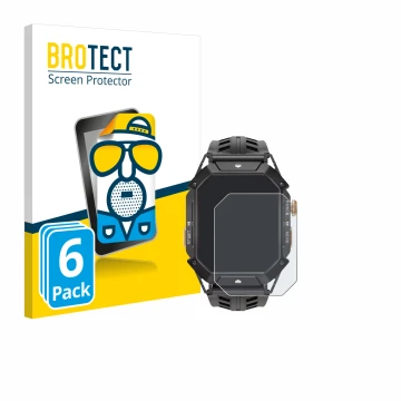 Face avant d’un emballage produit avec le logo de la marque BROTECT. À côté, l’appareil Oukitel BT80 est représenté avec la pr