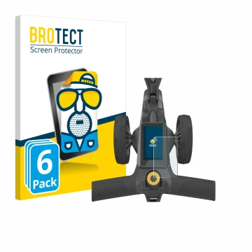 Face avant d’un emballage produit avec le logo de la marque BROTECT. À côté, l’appareil PowaKaddy CT10 est représenté avec la 