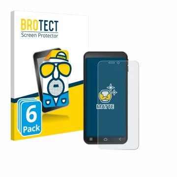 Face avant d’un emballage produit avec le logo de la marque BROTECT. À côté, l’appareil Emporia Smart 7 Lite est représenté av