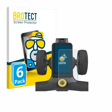 Face avant d’un emballage produit avec le logo de la marque BROTECT. À côté, l’appareil PowaKaddy CT12 GPS est représenté avec