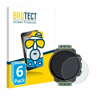 Face avant d’un emballage produit avec le logo de la marque BROTECT. À côté, l’appareil Suunto Vertical 2 est représenté avec 