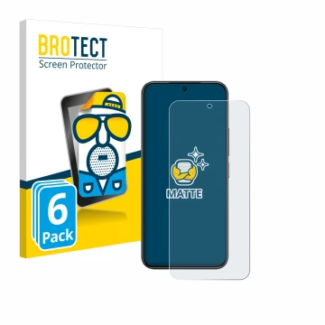 Face avant d’un emballage produit avec le logo de la marque BROTECT. À côté, l’appareil Nubia Air est représenté avec la prote