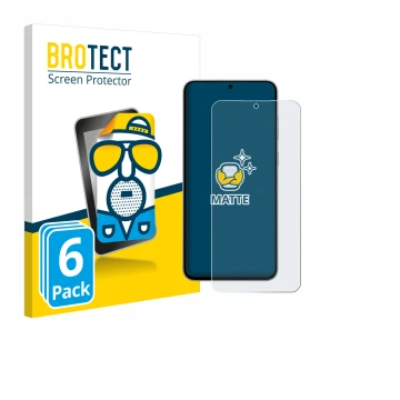 Face avant d’un emballage produit avec le logo de la marque BROTECT. À côté, l’appareil Samsung Galaxy S25 FE Enterprise Editi