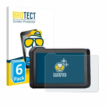 Face avant d’un emballage produit avec le logo de la marque BROTECT. À côté, l’appareil KTM 990 Duke 2024 est représenté avec 