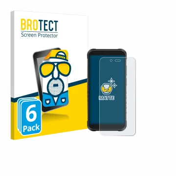 Face avant d’un emballage produit avec le logo de la marque BROTECT. À côté, l’appareil Ulefone RugKing est représenté avec la