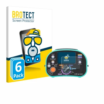 Face avant d’un emballage produit avec le logo de la marque BROTECT. À côté, l’appareil Kewtech KT63DL est représenté avec la 