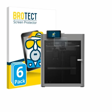 Face avant d’un emballage produit avec le logo de la marque BROTECT. À côté, l’appareil Bambu Lab P2S 3D Printer est représent