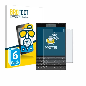 Face avant d’un emballage produit avec le logo de la marque BROTECT. À côté, l’appareil Unihertz Titan 2 est représenté avec l