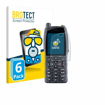 Face avant d’un emballage produit avec le logo de la marque BROTECT. À côté, l’appareil Sepura SC2020 est représenté avec la p
