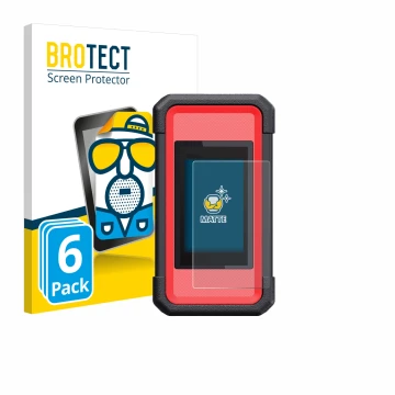 Face avant d’un emballage produit avec le logo de la marque BROTECT. À côté, l’appareil Launch X431 SmartLink C V2.0 est repré