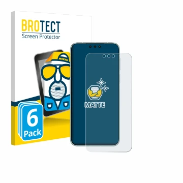 Face avant d’un emballage produit avec le logo de la marque BROTECT. À côté, l’appareil Huawei Mate 80 Pro Max est représenté 