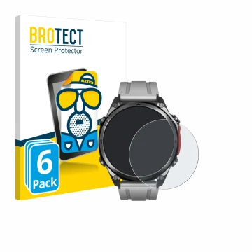 Face avant d’un emballage produit avec le logo de la marque BROTECT. À côté, l’appareil Doogee Anywise W1 Pro est représenté a