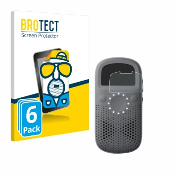 Face avant d’un emballage produit avec le logo de la marque BROTECT. À côté, l’appareil Relay X est représenté avec la protect