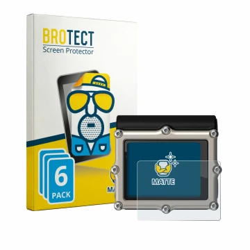 Face avant d’un emballage produit avec le logo de la marque BROTECT. À côté, l’appareil Shearwater Petrel 3 dive computer est 