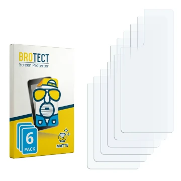 Face avant d’un emballage produit avec le logo de la marque BROTECT. À côté se trouve la protection d’écran correspondante.
