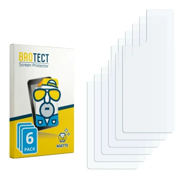Face avant d’un emballage produit avec le logo de la marque BROTECT. À côté se trouve la protection d’écran correspondante.