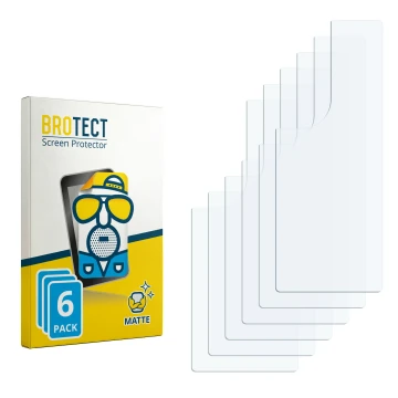 Face avant d’un emballage produit avec le logo de la marque BROTECT. À côté se trouve la protection d’écran correspondante.
