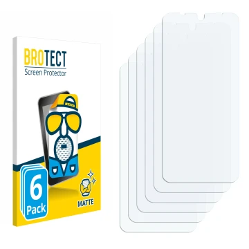 Face avant d’un emballage produit avec le logo de la marque BROTECT. À côté se trouve la protection d’écran correspondante.