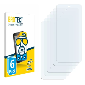 Face avant d’un emballage produit avec le logo de la marque BROTECT. À côté se trouve la protection d’écran correspondante.