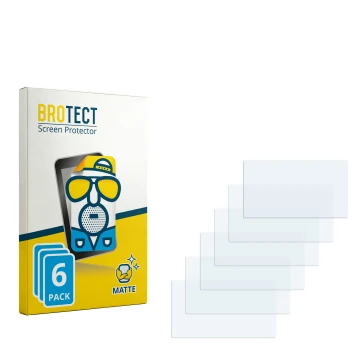 Face avant d’un emballage produit avec le logo de la marque BROTECT. À côté se trouve la protection d’écran correspondante.