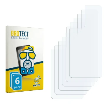 Face avant d’un emballage produit avec le logo de la marque BROTECT. À côté se trouve la protection d’écran correspondante.