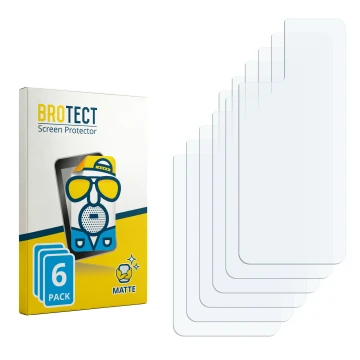 Face avant d’un emballage produit avec le logo de la marque BROTECT. À côté se trouve la protection d’écran correspondante.