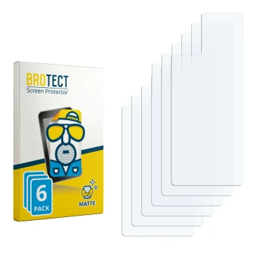 Face avant d’un emballage produit avec le logo de la marque BROTECT. À côté se trouve la protection d’écran correspondante.