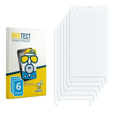 Face avant d’un emballage produit avec le logo de la marque BROTECT. À côté se trouve la protection d’écran correspondante.