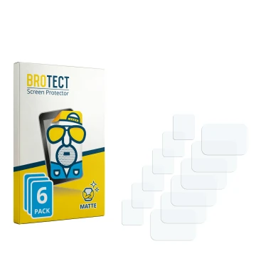 Face avant d’un emballage produit avec le logo de la marque BROTECT. À côté se trouve la protection d’écran correspondante.