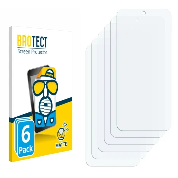 Face avant d’un emballage produit avec le logo de la marque BROTECT. À côté se trouve la protection d’écran correspondante.