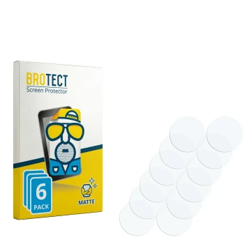 Face avant d’un emballage produit avec le logo de la marque BROTECT. À côté se trouve la protection d’écran correspondante.