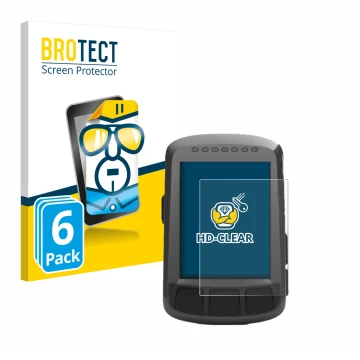 Face avant d’un emballage produit avec le logo de la marque BROTECT. À côté, l’appareil Wahoo Elemnt Bolt GPS est représenté a