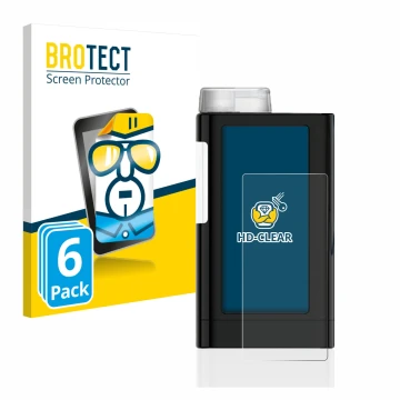 Face avant d’un emballage produit avec le logo de la marque BROTECT. À côté, l’appareil Mylife YpsoPump est représenté avec la