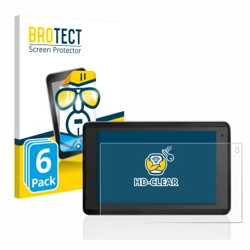 Face avant d’un emballage produit avec le logo de la marque BROTECT. À côté, l’appareil Garmin Aera 660 est représenté avec la