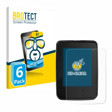 Face avant d’un emballage produit avec le logo de la marque BROTECT. À côté, l’appareil Giant RideDash Evo est représenté avec