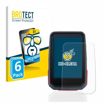 Face avant d’un emballage produit avec le logo de la marque BROTECT. À côté, l’appareil Sigma ROX 4.0 est représenté avec la p